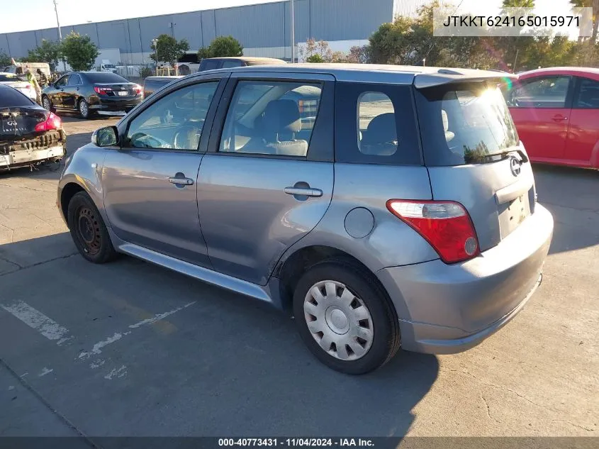 2006 Scion Xa VIN: JTKKT624165015971 Lot: 40773431