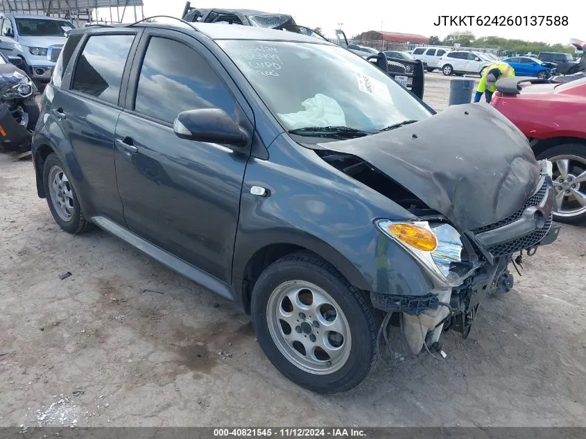 2006 Scion Xa VIN: JTKKT624260137588 Lot: 40821545