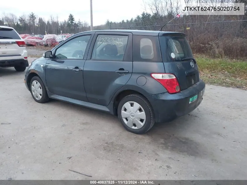 2006 Scion Xa VIN: JTKKT624765020754 Lot: 40837525