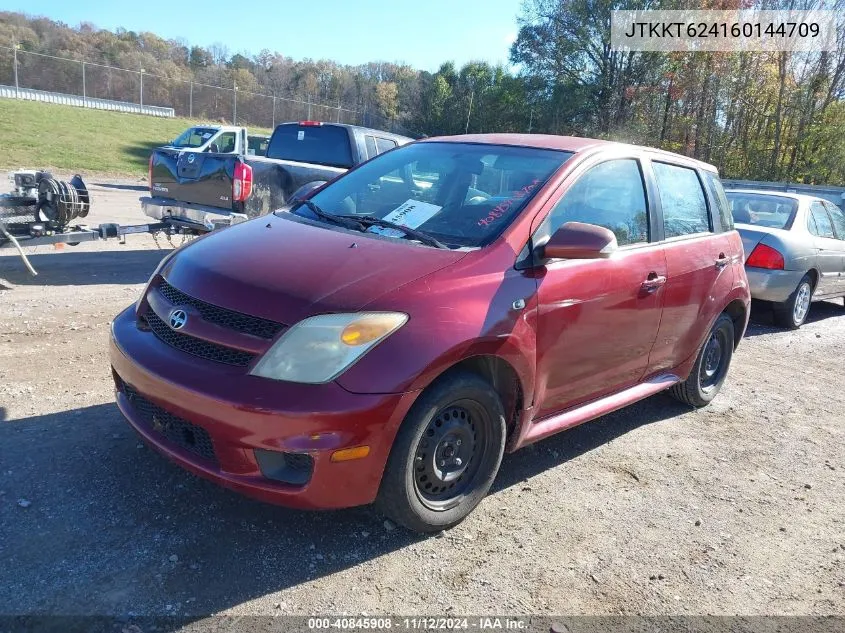 2006 Scion Xa VIN: JTKKT624160144709 Lot: 40845908