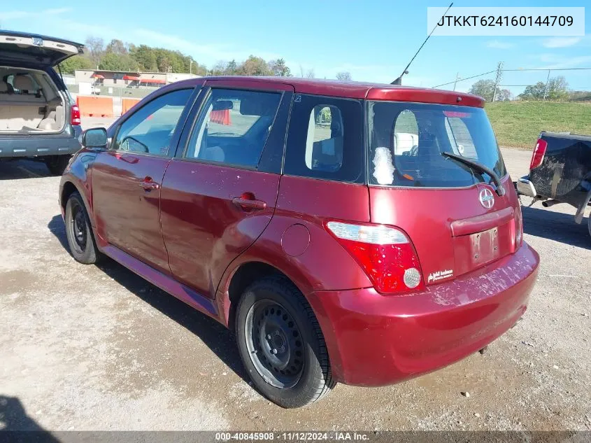 2006 Scion Xa VIN: JTKKT624160144709 Lot: 40845908