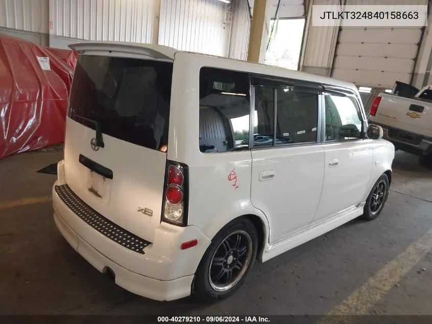 JTLKT324840158663 2004 Scion Xb