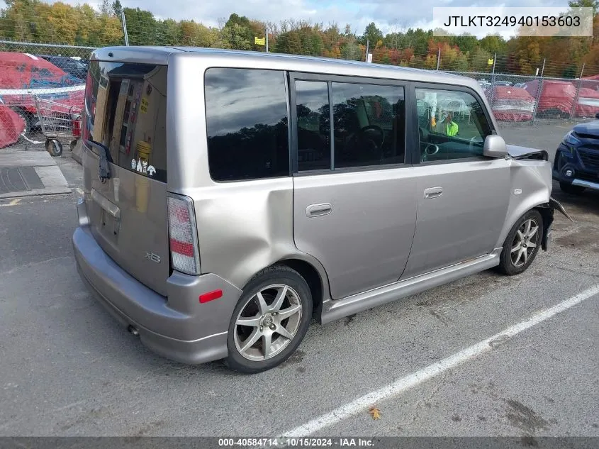 JTLKT324940153603 2004 Scion Xb