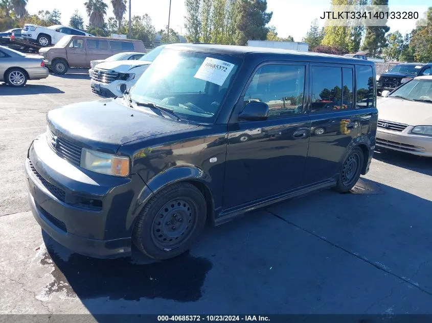 2004 Scion Xb VIN: JTLKT334140133280 Lot: 40685372