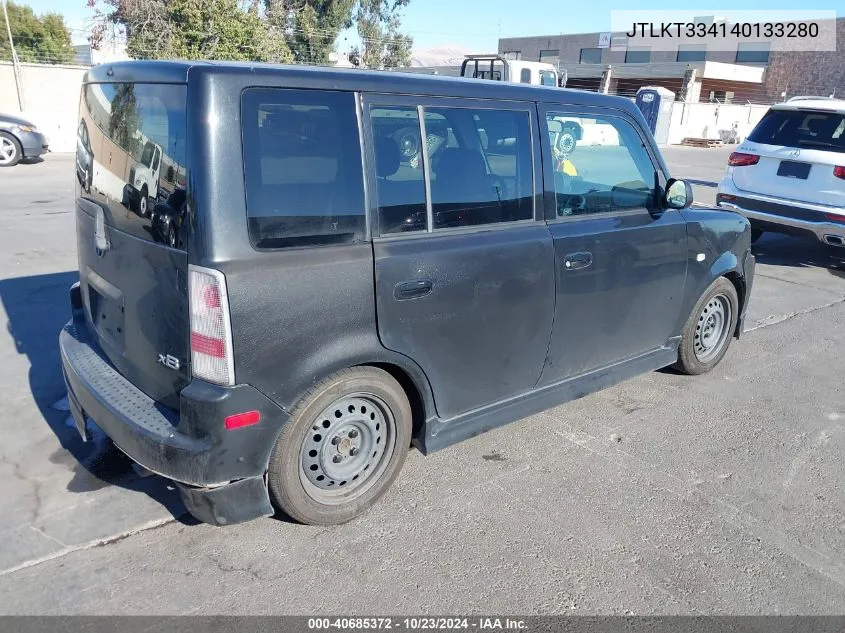 2004 Scion Xb VIN: JTLKT334140133280 Lot: 40685372