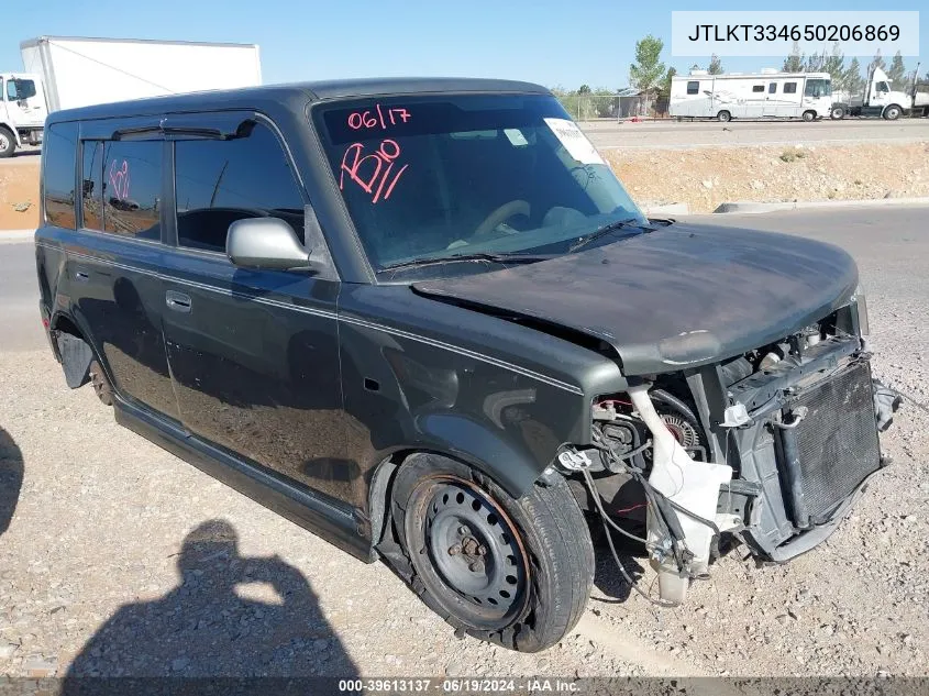 2005 Scion Xb VIN: JTLKT334650206869 Lot: 39613137