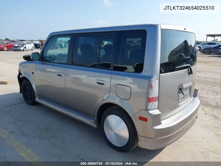 JTLKT324654025510 2005 Scion Xb