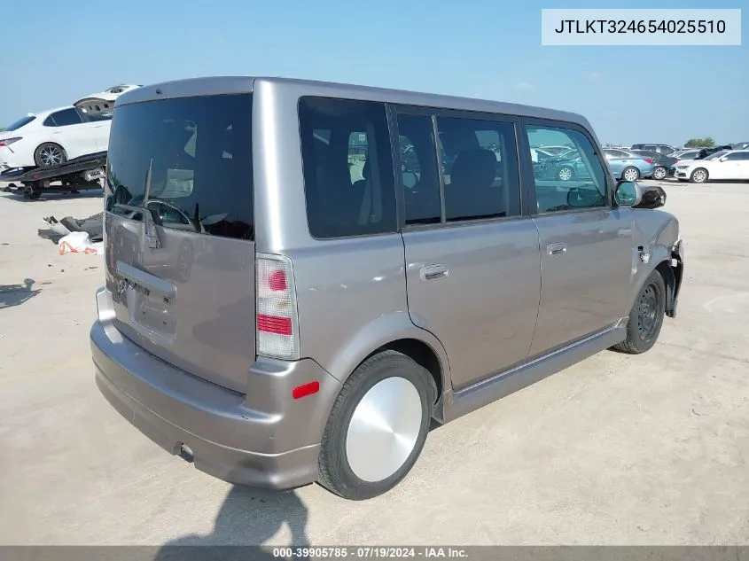 JTLKT324654025510 2005 Scion Xb