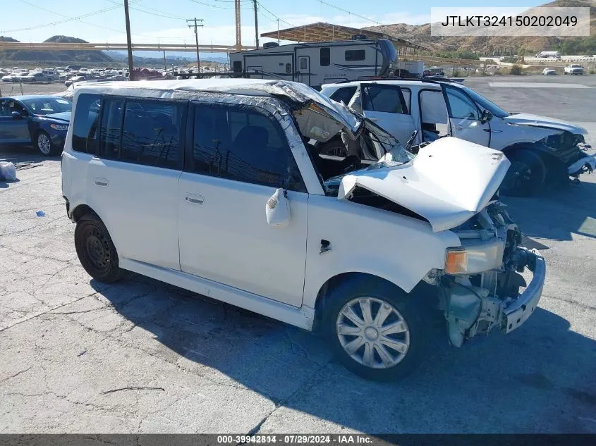 2005 Scion Xb VIN: JTLKT324150202049 Lot: 39942814