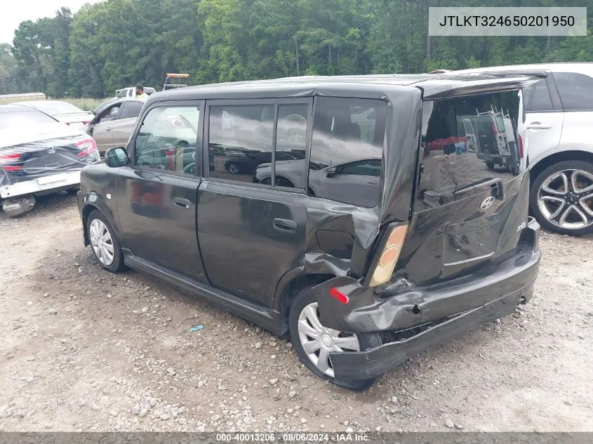 2005 Scion Xb VIN: JTLKT324650201950 Lot: 40013206