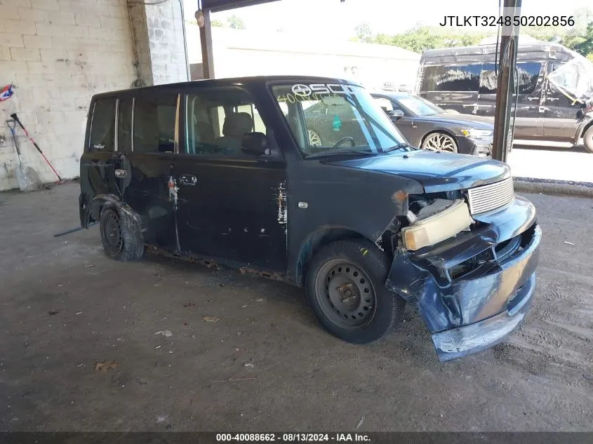 2005 Scion Xb VIN: JTLKT324850202856 Lot: 40088662