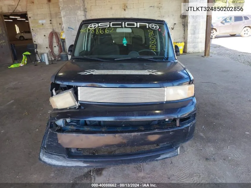 2005 Scion Xb VIN: JTLKT324850202856 Lot: 40088662