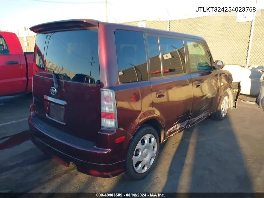 2005 Scion Xb VIN: JTLKT324254023768 Lot: 40103509