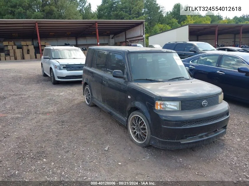 2005 Scion Xb VIN: JTLKT324554012618 Lot: 40128006