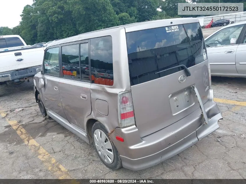 2005 Scion Xb VIN: JTLKT324550172523 Lot: 40183620