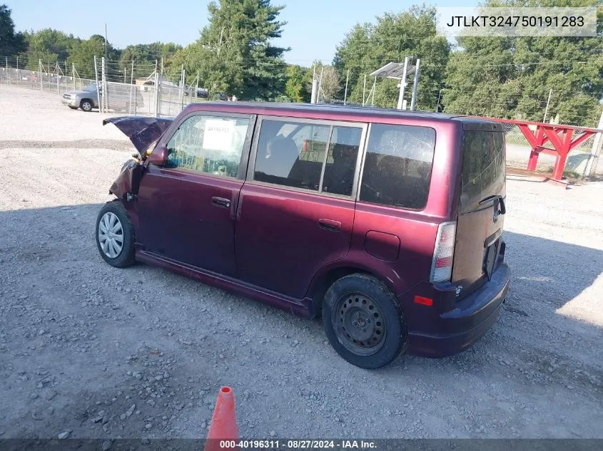 JTLKT324750191283 2005 Scion Xb