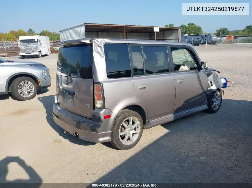 2005 Scion Xb Xb VIN: JTLKT324250219877 Lot: 40382179