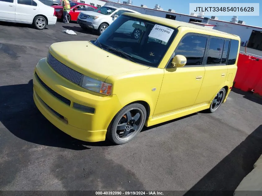 2005 Scion Xb VIN: JTLKT334854016628 Lot: 40392090