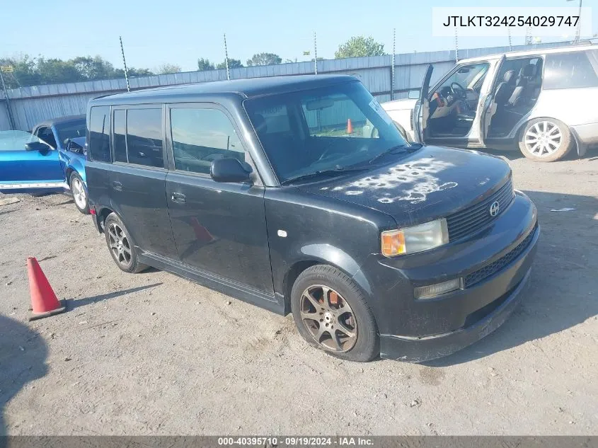 2005 Scion Xb VIN: JTLKT324254029747 Lot: 40395710