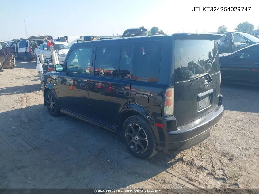 JTLKT324254029747 2005 Scion Xb