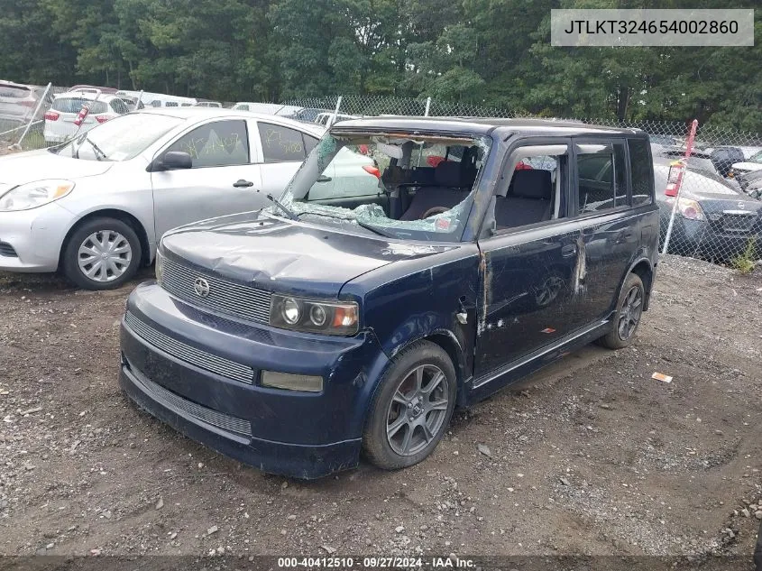 2005 Scion Xb VIN: JTLKT324654002860 Lot: 40412510