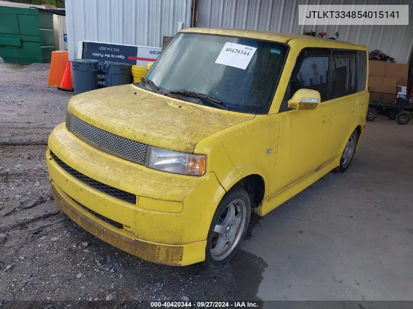 2005 Scion Xb VIN: JTLKT334854015141 Lot: 40420344