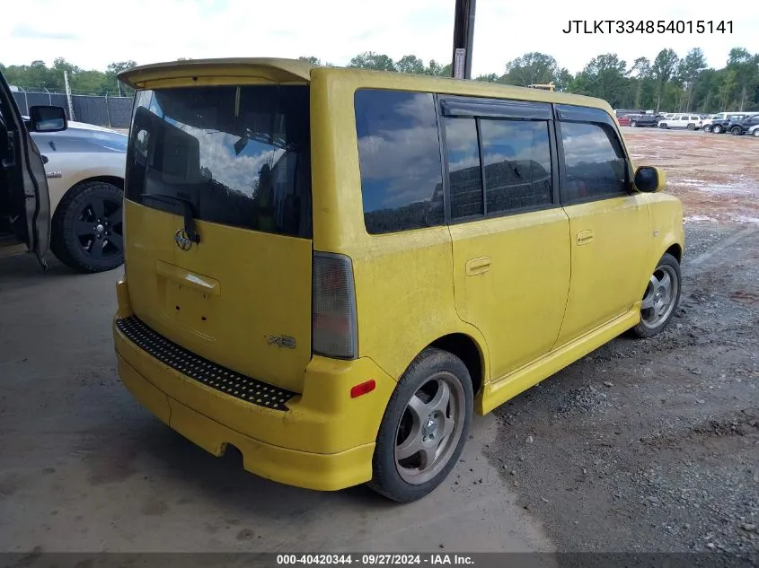 JTLKT334854015141 2005 Scion Xb