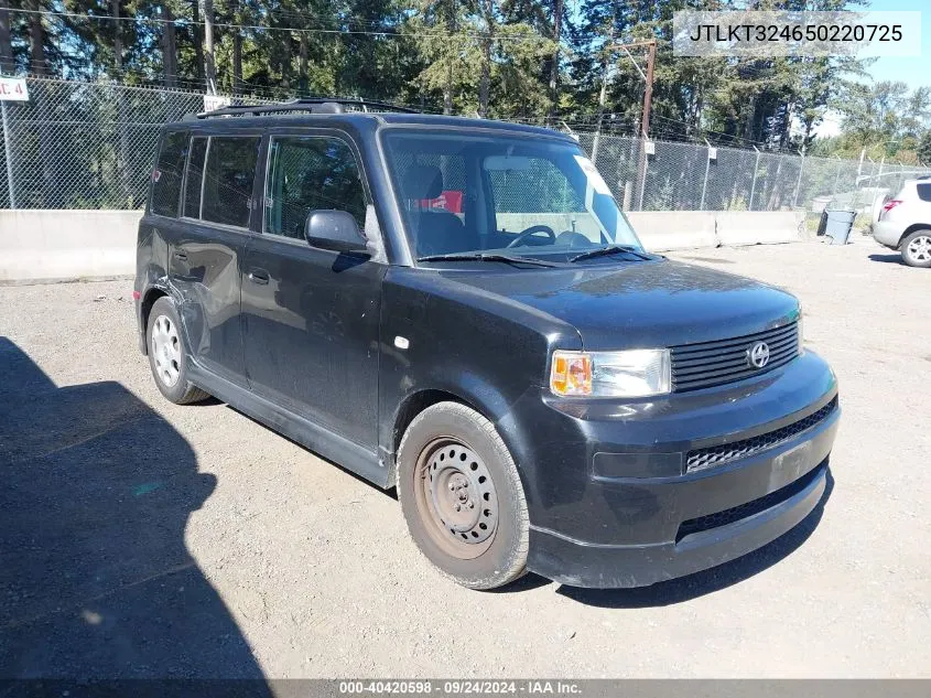 2005 Scion Xb VIN: JTLKT324650220725 Lot: 40420598