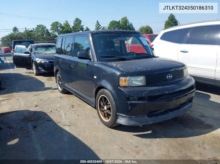 2005 Scion Xb VIN: JTLKT324350186310 Lot: 40530488