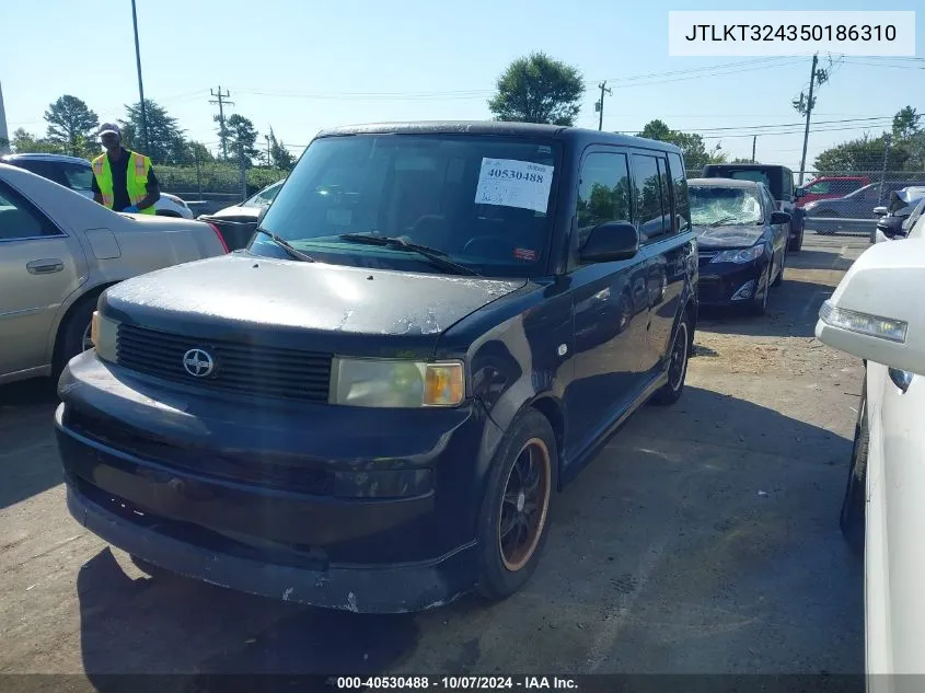 2005 Scion Xb VIN: JTLKT324350186310 Lot: 40530488