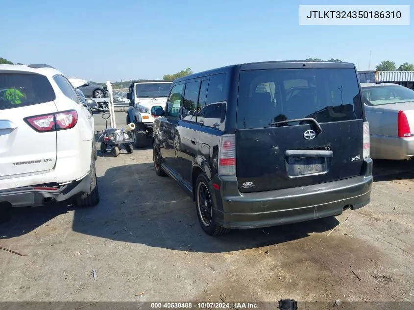 2005 Scion Xb VIN: JTLKT324350186310 Lot: 40530488