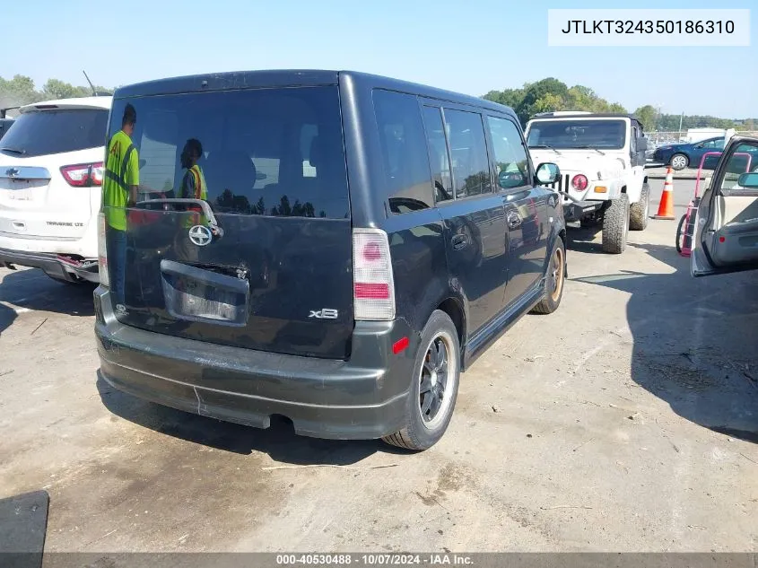 2005 Scion Xb VIN: JTLKT324350186310 Lot: 40530488