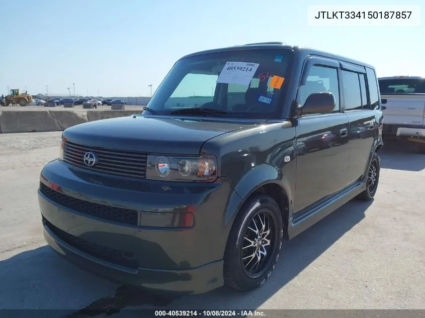 2005 Scion Xb VIN: JTLKT334150187857 Lot: 40539214