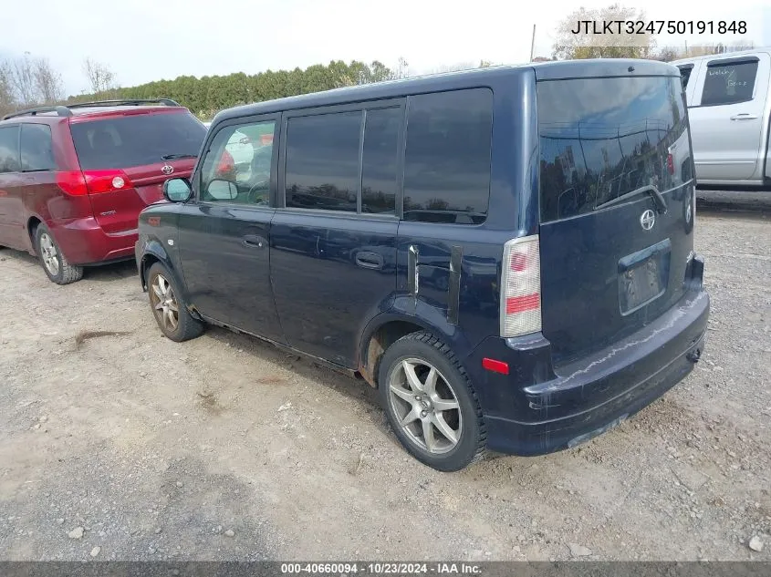 JTLKT324750191848 2005 Scion Xb