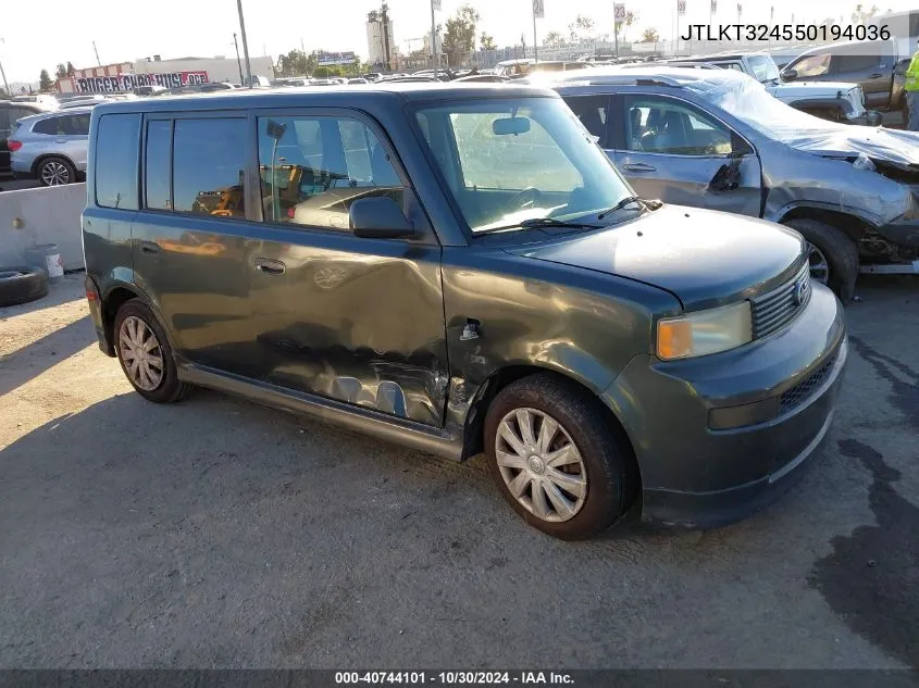 JTLKT324550194036 2005 Scion Xb