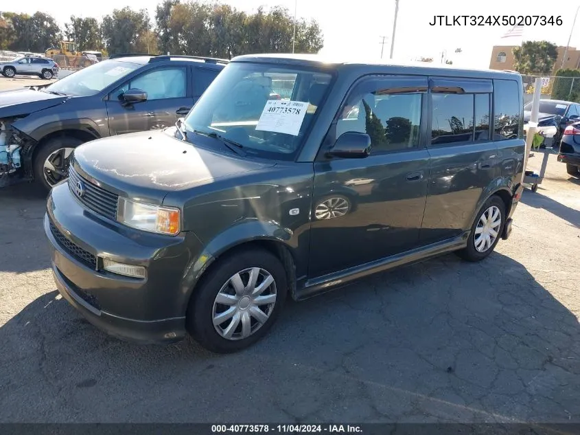 2005 Scion Xb VIN: JTLKT324X50207346 Lot: 40773578