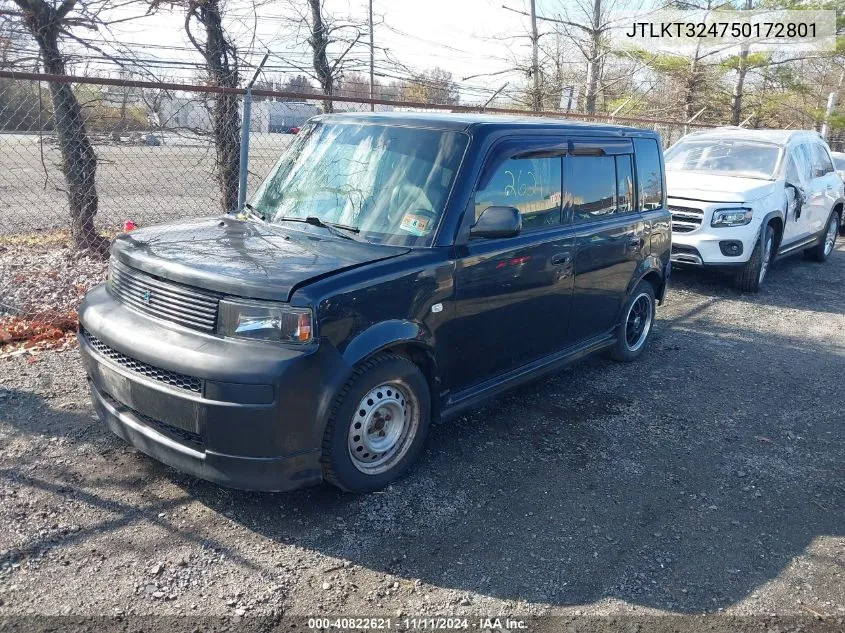 2005 Scion Xb Xb VIN: JTLKT324750172801 Lot: 40822621