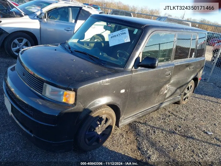 2005 Scion Xb VIN: JTLKT324350171466 Lot: 40843306