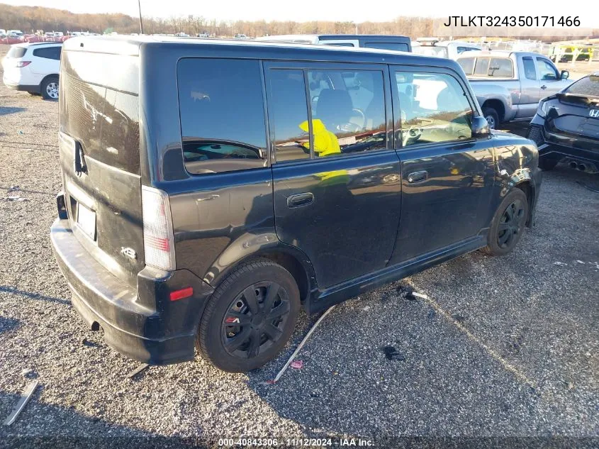 2005 Scion Xb VIN: JTLKT324350171466 Lot: 40843306