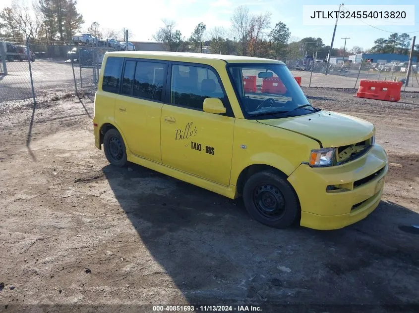 2005 Scion Xb VIN: JTLKT324554013820 Lot: 40851693