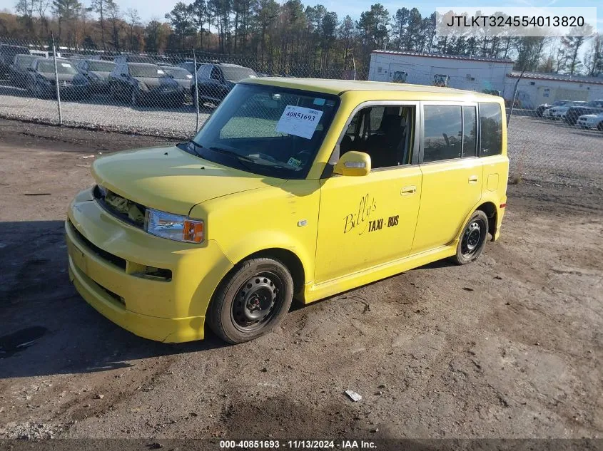 2005 Scion Xb VIN: JTLKT324554013820 Lot: 40851693