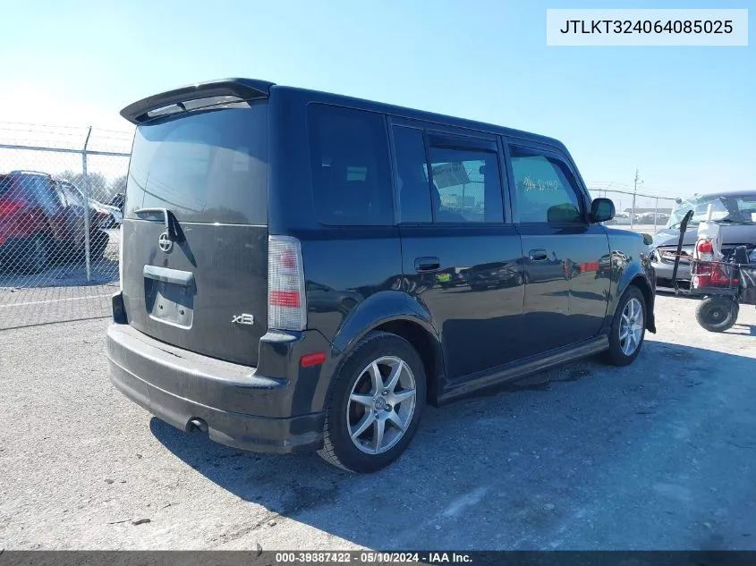 2006 Scion Xb VIN: JTLKT324064085025 Lot: 39387422