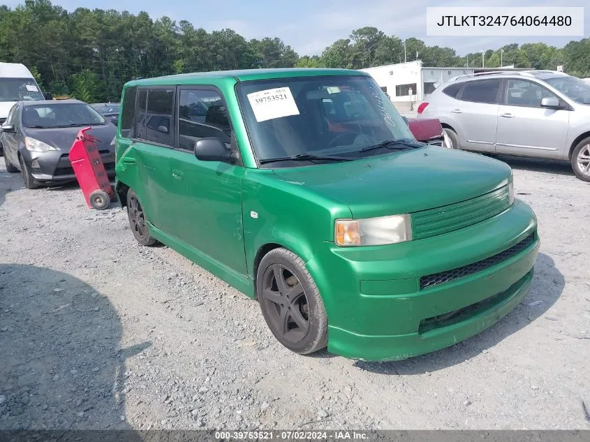 2006 Scion Xb VIN: JTLKT324764064480 Lot: 39753521