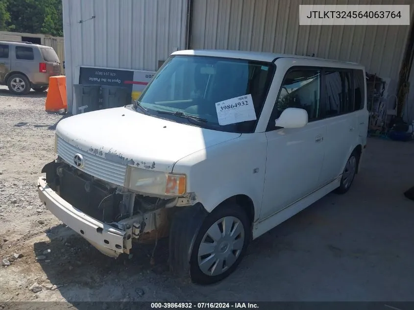 2006 Scion Xb VIN: JTLKT324564063764 Lot: 39864932