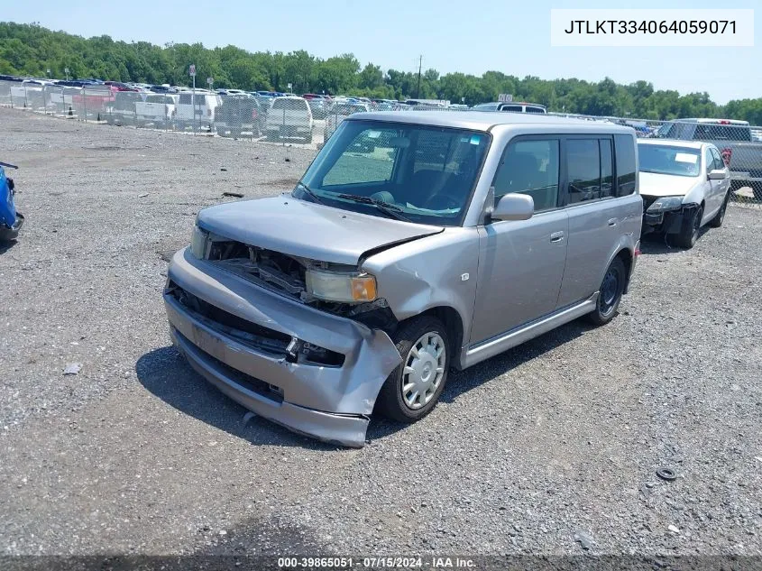 2006 Scion Xb VIN: JTLKT334064059071 Lot: 39865051