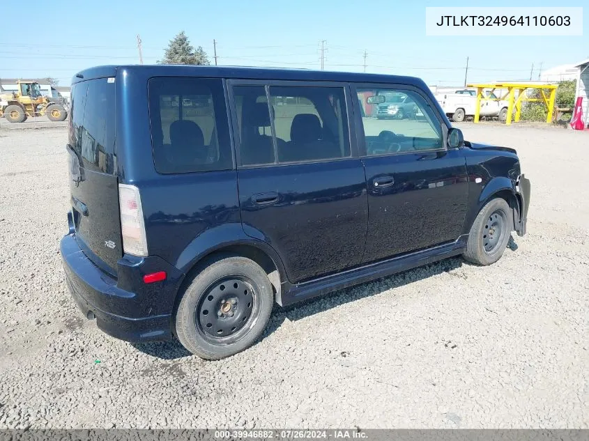 JTLKT324964110603 2006 Scion Xb