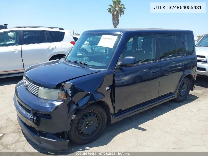 JTLKT324864055481 2006 Scion Xb