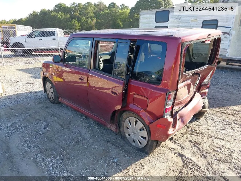 2006 Scion Xb VIN: JTLKT324464123615 Lot: 40044556