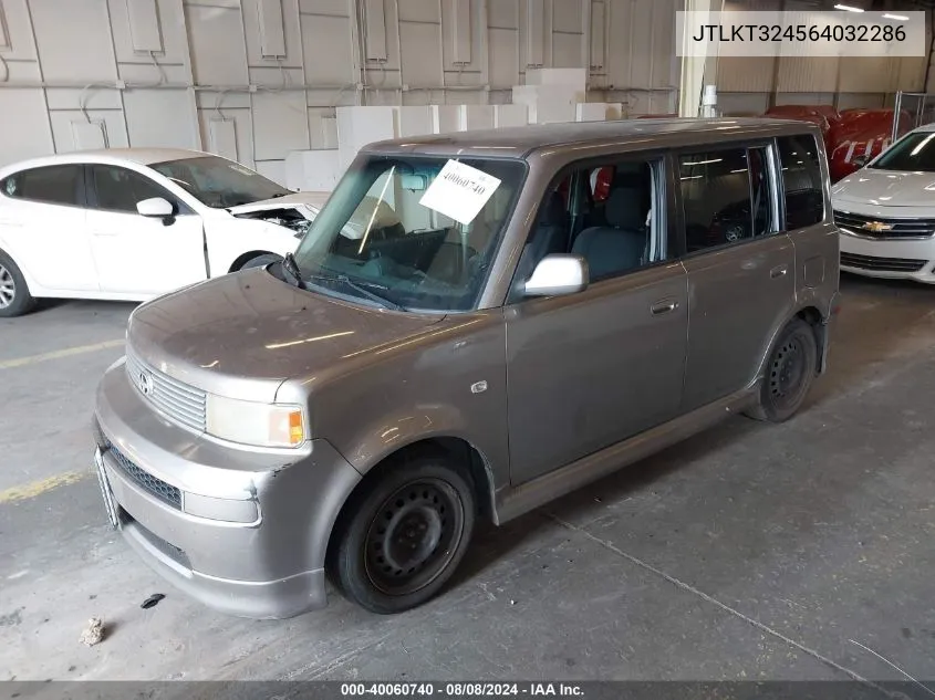 JTLKT324564032286 2006 Scion Xb