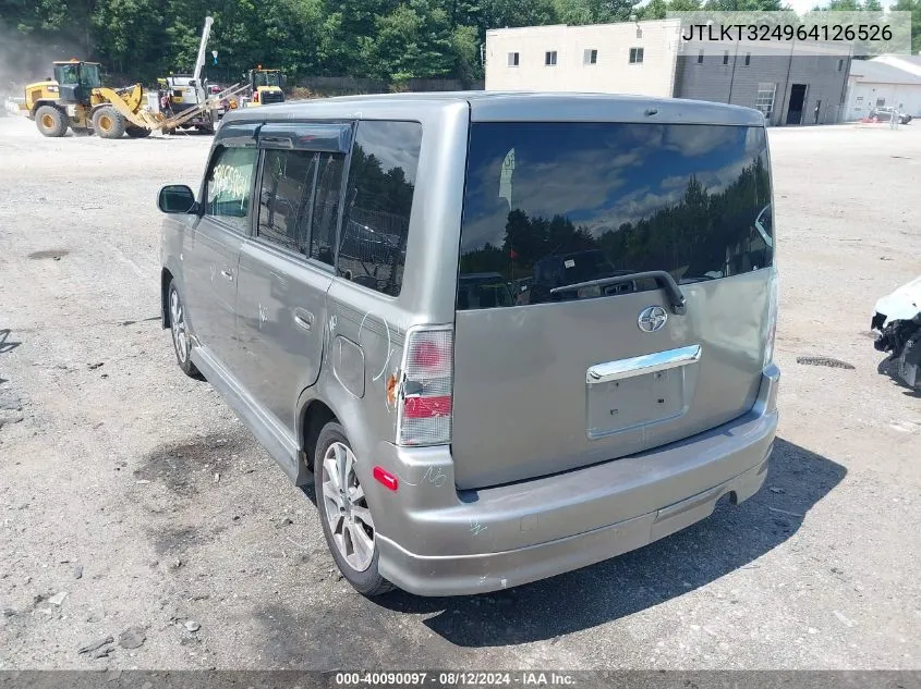 2006 Scion Xb VIN: JTLKT324964126526 Lot: 40090097